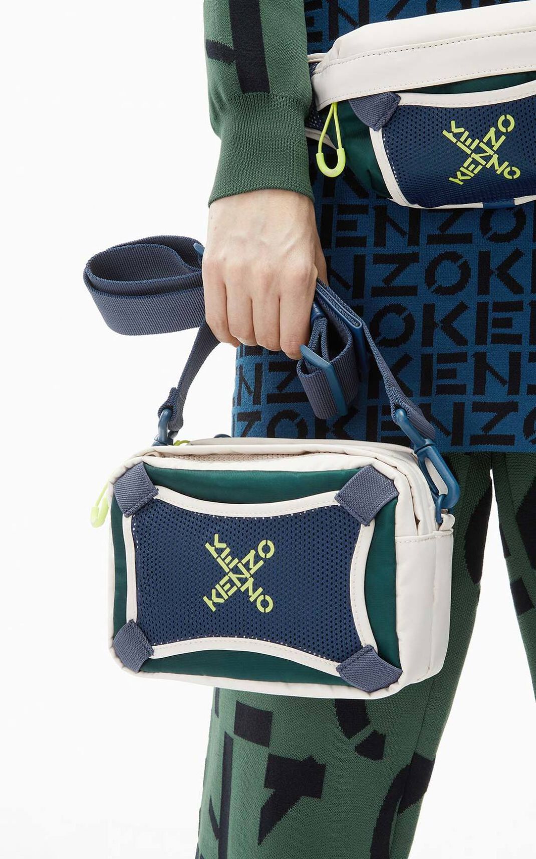 Kenzo Sport with strap Torbe Preko Ramena Ženske - Sive - Hrvatska QZIECJ439